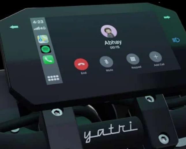 Yatri Motorcycles выводит на рынок первый мотоцикл с Apple CarPlay