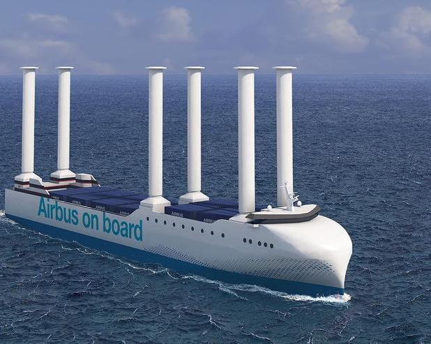 Airbus выпустит в море «зелёный» флот с футуристичными роторами Флеттнера