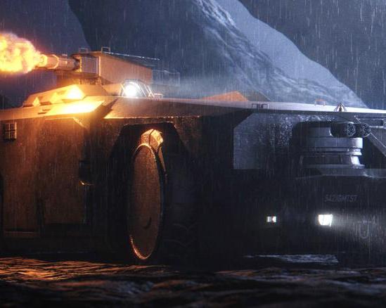 Броневик M577APC из фильма «Чужие».</p>
<p>Как это сделано?